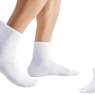 Calcetines casuales para adultos (medias blancas) — imagen 1