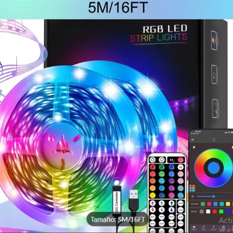 Tira de Luces LED RGB  5M/16FT's photo #1