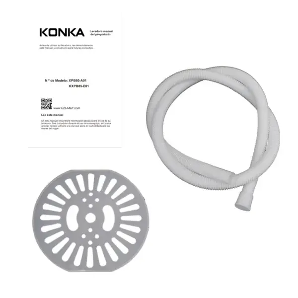 LAVADORA SEMI-AUTOMÁTICA 6kg KONKA — imagen 11
