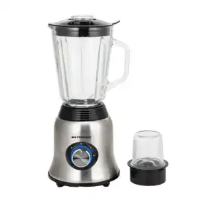 LICUADORA PREMIER VASO CRISTAL 1.5L + MOLEDOR miniatura 1