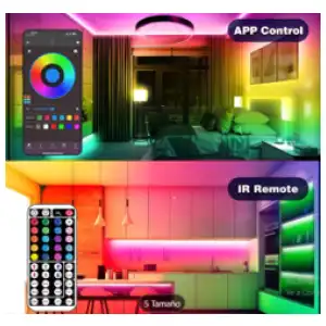 Tira de Luces LED RGB  5M/16FT miniatura 5